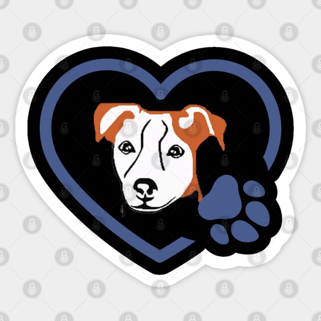 Jack Russell Boy Sticker by DePit DeSign